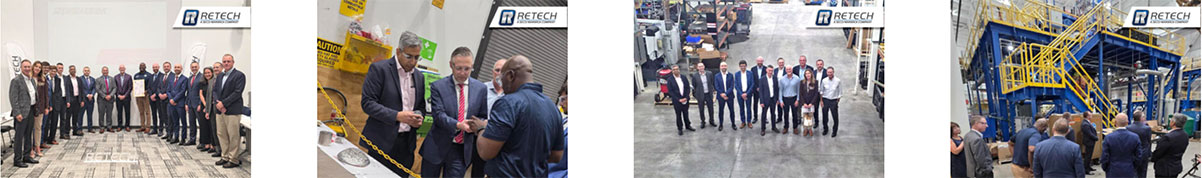 RETECH 4 images of gathering at facility